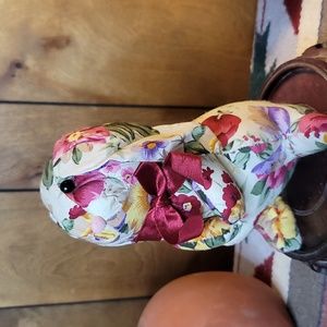 Drummers Floral fabric bunny rabbit 1988